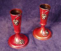 Art Nouveau Bud Vases
