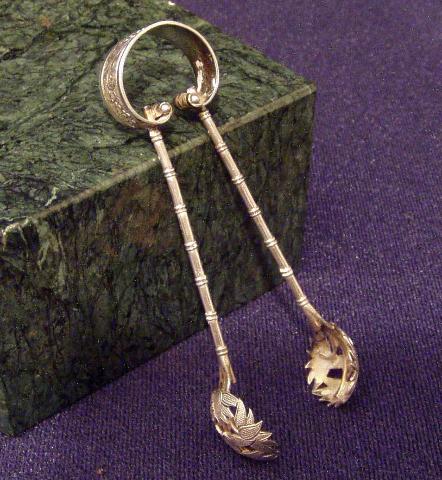 900F Sugar Tongs w/bamboo culms as arms