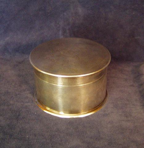 Chinese Export Silver box w/smooth ring mat finish