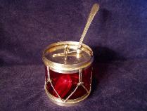 Silver and Glass Drum