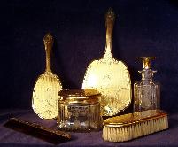 Gold Dressing Table Set