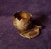 Tray and Wishbone as Toothpick Holder